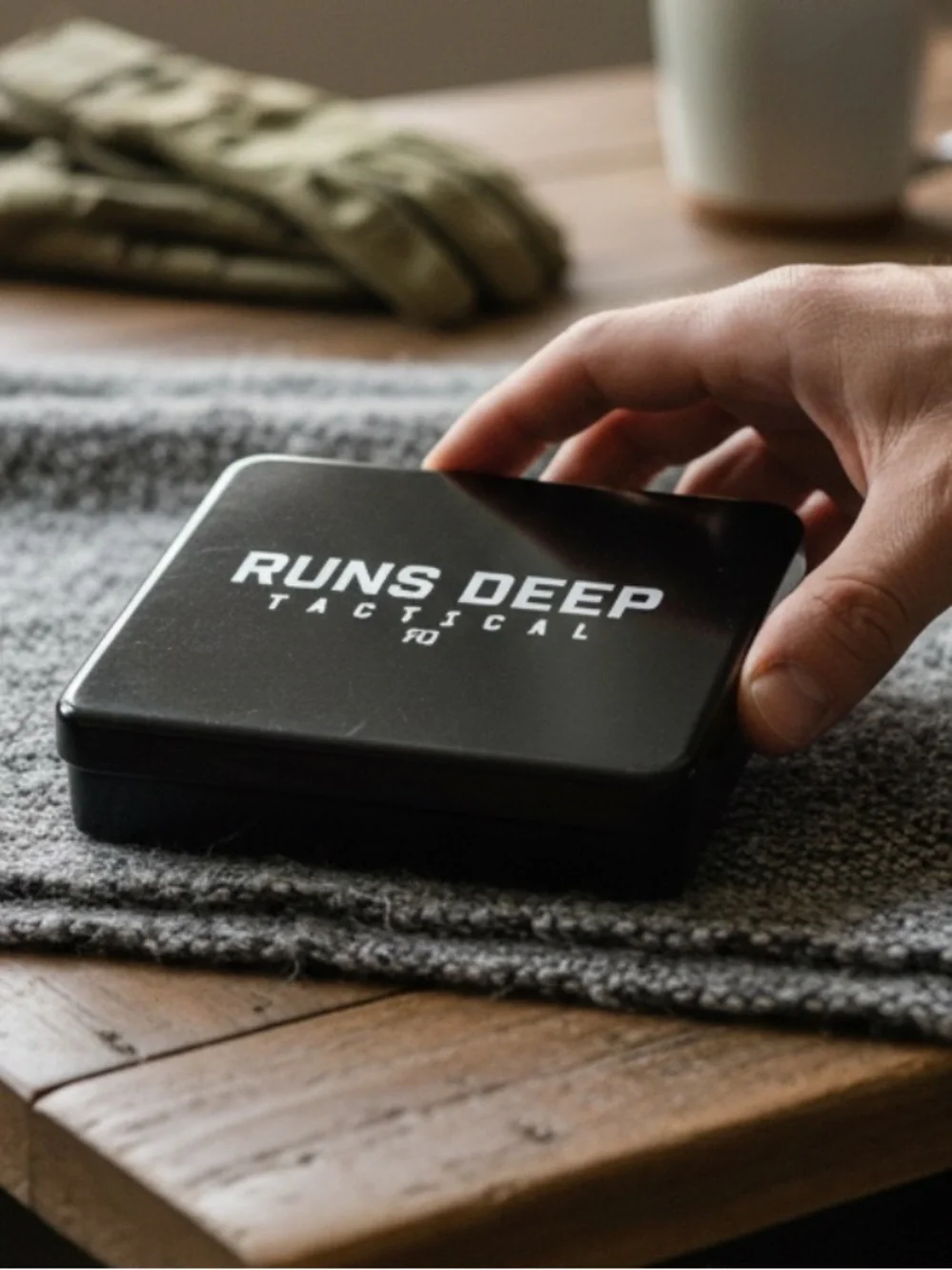 American Flag Runs Deep Tactical Wallet